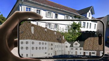 Das Armenhaus mit Landwirtschaft – so sah es hier um 1940 aus.