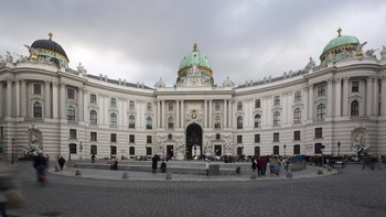 Ansicht Hofburg mit Michaelerplatz