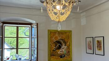 Einblick in die Ausstellung Attersee