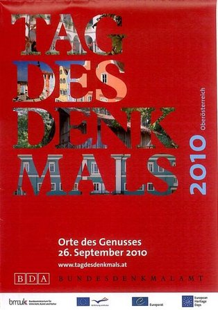 Deckblatt des Tag des Denkmals Programmhefts 2010
