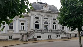 Das Stadtmuseum Korneuburg am Ring in Korneuburg im Frühling 2021