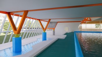 Bestandsmodell Schwimmbad