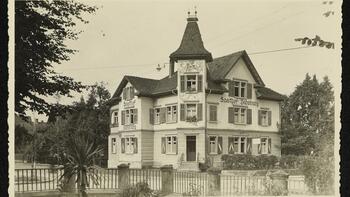 Gasthof Habsburg, um 1950