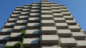Das von Gerhard Garstenauer entworfene Wohnhaus Althofenstraße.