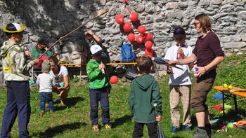 Kinderprogramm durch Montessorizentrum Ludesch