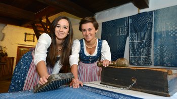Modeldruck im Färbermuseum