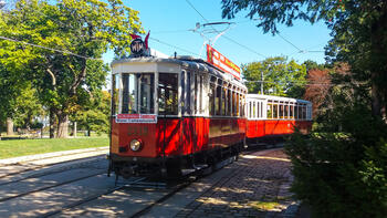 Sonderzug für den Tag des Denkmals mit Triebwagen Nr. 2319