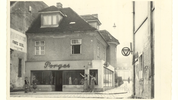 Geschäft der Familie Porges in Melk