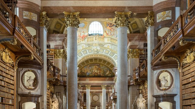 Barocker Bibliotheksaal