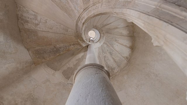 Wendeltreppe, Schloss Orth