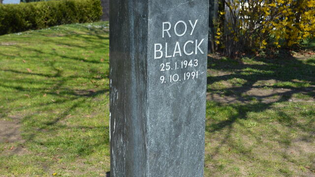 Denkmal zur Erinnerung an den „Ein Schloss am Wörthersee" Star Roy Black