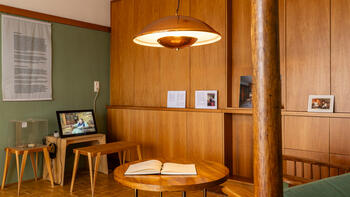 Die ehemalige Wohnung der Architektin als musealer Raum
