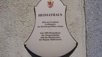 Aussenschild des Heimatmuseums Neufelden