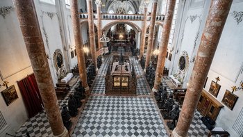 Innenansicht der Hofkirche, Innsbruck