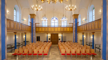 Ehemalige Synagoge Kobersdorf: Innenansicht