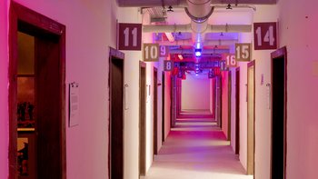 Inneres des Luftschutzbunkers im Schönbornpark