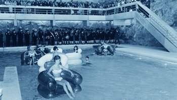 Eröffnungsfeier im Felsenbad Bad Gastein 1968