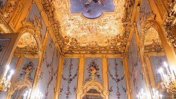 Winterpalais des Prinzen Eugen - Deckenansicht des Goldkabinetts