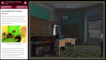 Screenshot BDA Interaktiv: Arbeitszimmer