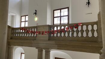 Einblick in ein Stiegenhaus