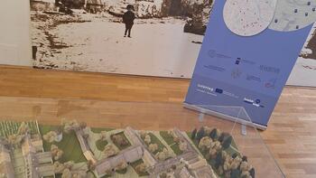 Modell des ehemaligen jüdischen Viertels in Eisenstadt, Teil des Interreg-Projekts Smart Map of Jewish History