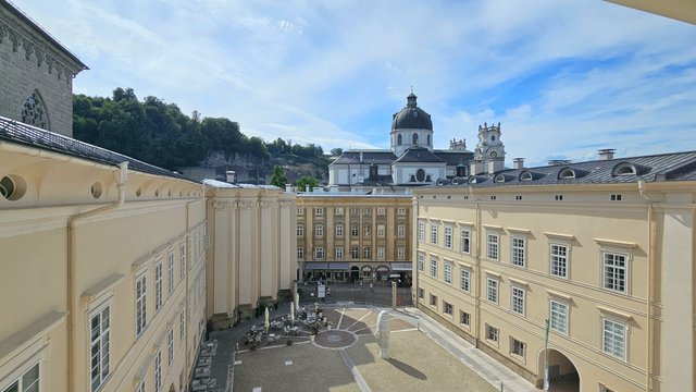Blick von oben auf die Dietrichsruh, wo Gerhard Garstenauer sensibel viele Details entworfen hat