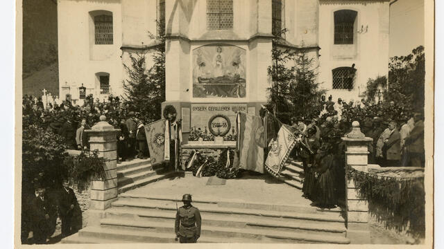 Kriegerdenkmal Tschagguns 29.06.1929