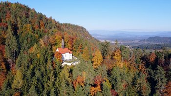 Gracarca St. Daniel/Šentajel Ansicht von Westen