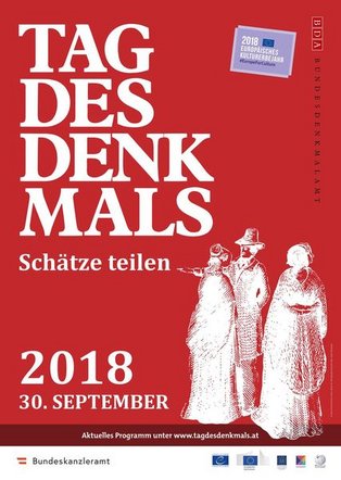 Deckblatt des Tag des Denkmals Programmhefts 2018