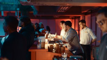 Cocktailbar auf dem Kongressplatz in Bad Gastein
