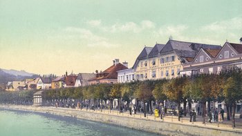 Historische Postkarte - Hotel Austria