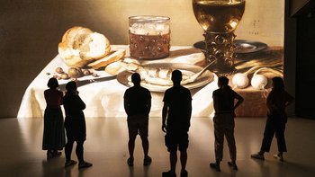 Stillleben mit Glaspokal, 1642 von Pieter Claesz als Gigapixel im Deep Space 8K