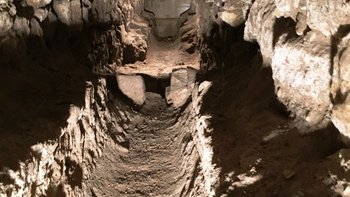 Blick in die römische Wasserleitung