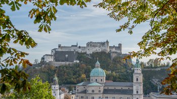 Festung über der Stadt Salzburg