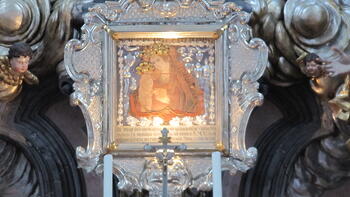 Marienbild in der Wallfahrtskirche Maria Attersee