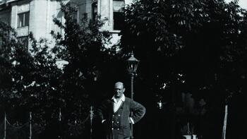 Arnold Schönberg in Mödling, ca. 1918
