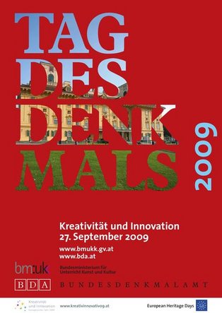 Deckblatt des Tag des Denkmals Programmhefts 2009