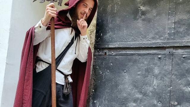 Bernhard Gitschtaler führt als Nachtwächter von Hermagor