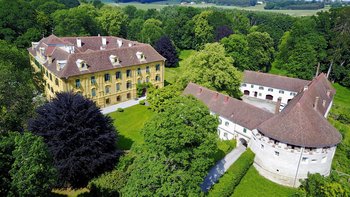 Schloss Neudau und Vorhof