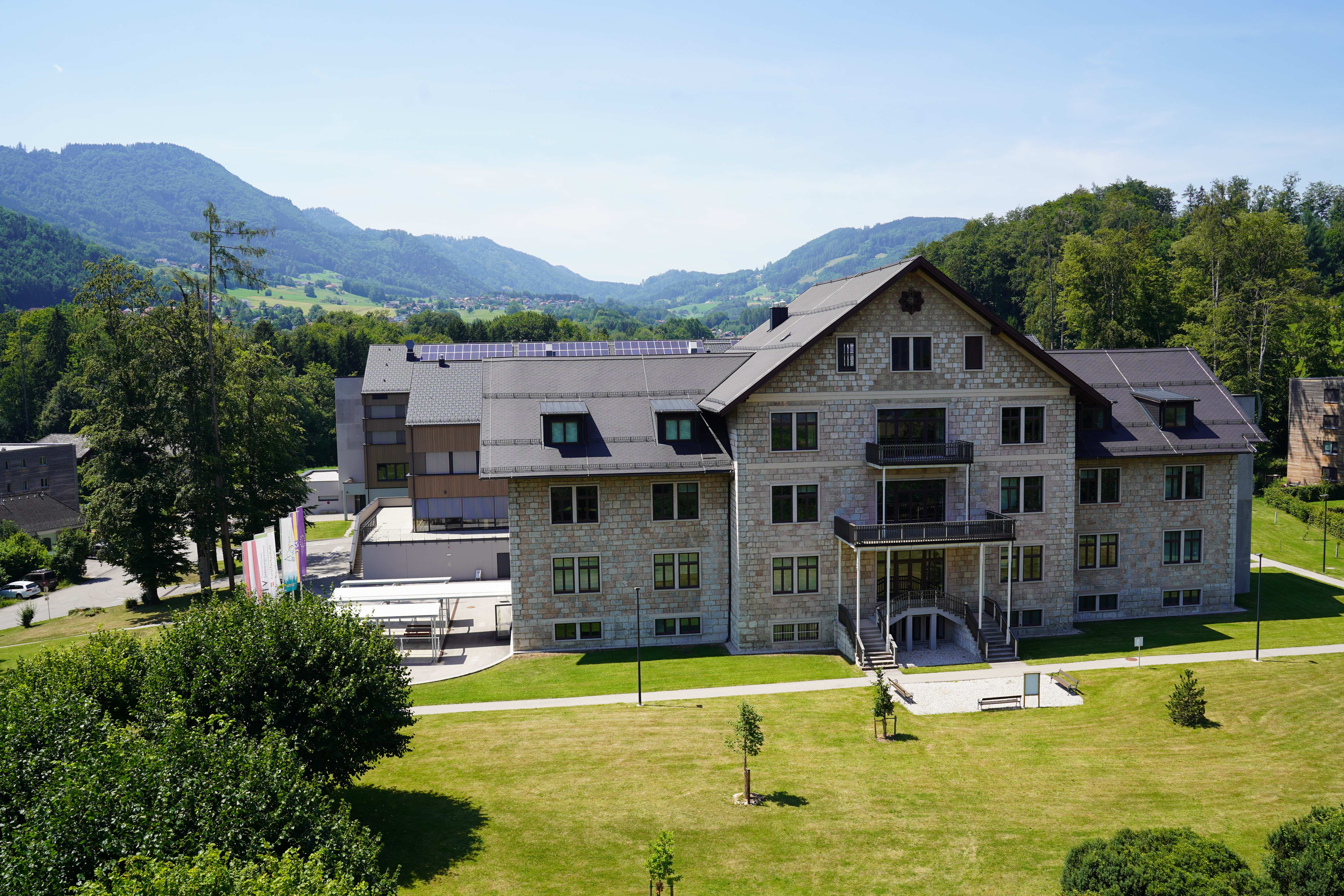 Die Villa Buchberg, erbaut 1866 als Teil des Waldcampus Österreich